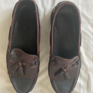 Sperry Brown Leather Tassel Loafers